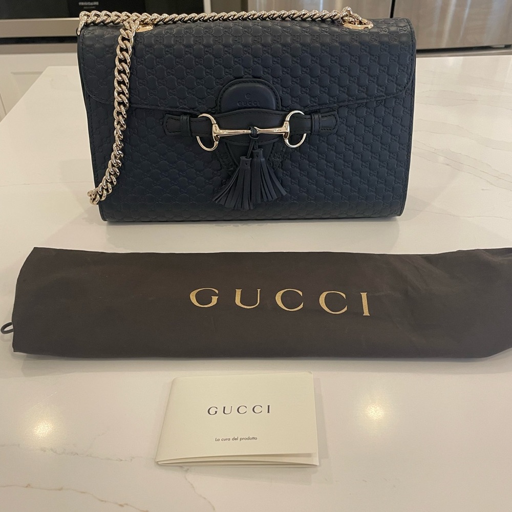 💗SOLD 💗Authentic Gucci microguccissima medium Emily bag
